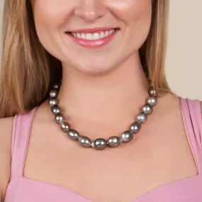 11.4-13.8 mm AAA Tahitian Drop Pearl Necklace