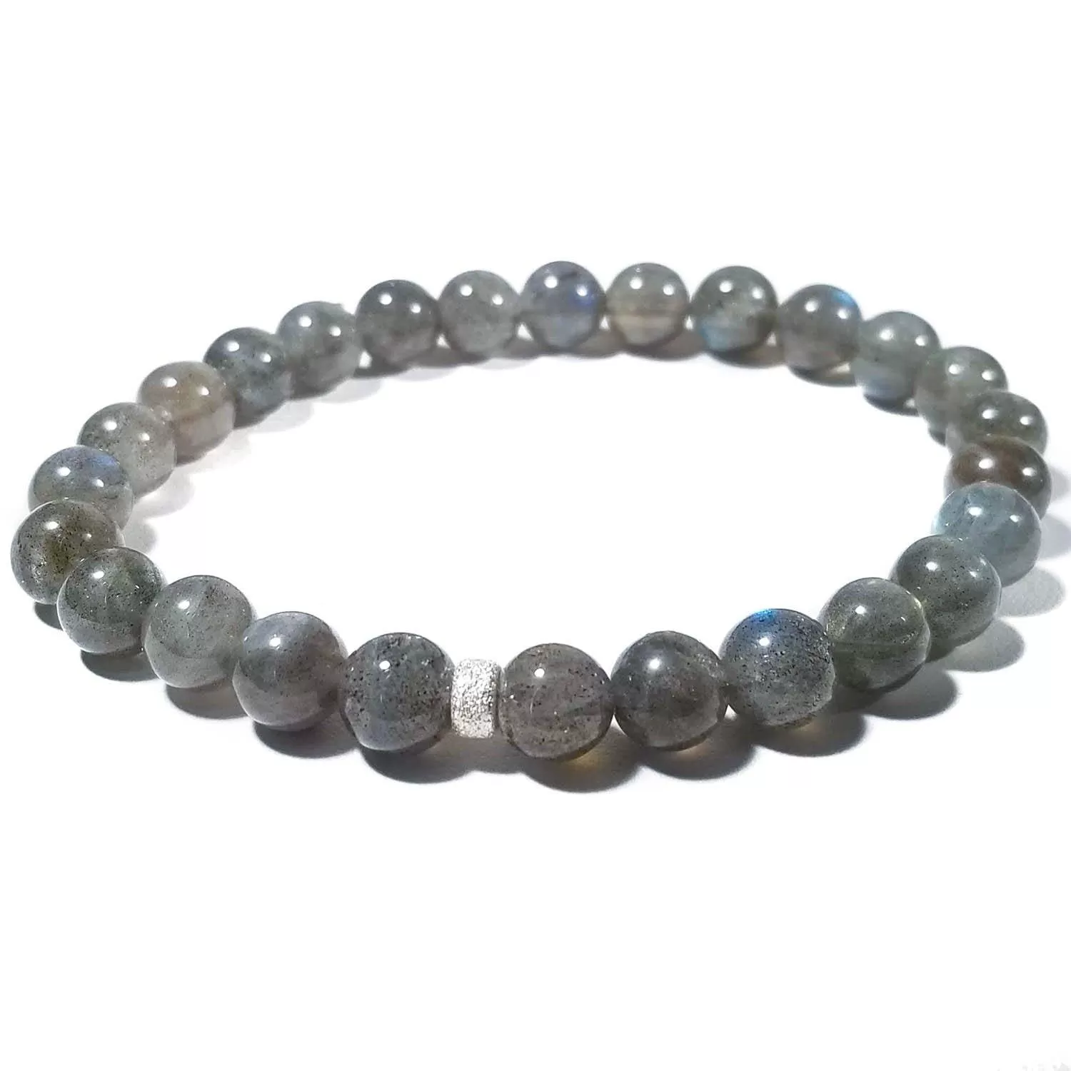 8mm Blue Labradorite Gemstone Protection Bracelet