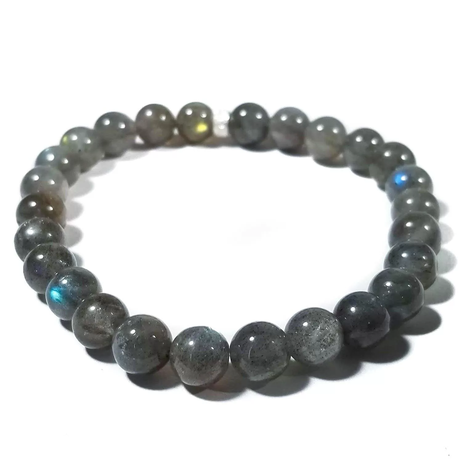 8mm Blue Labradorite Gemstone Protection Bracelet