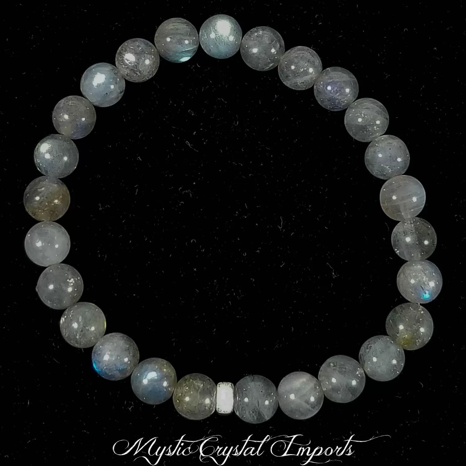 8mm Blue Labradorite Gemstone Protection Bracelet