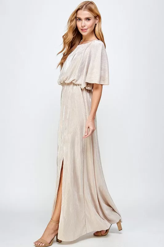 Abigail Maxi Dress in Gold