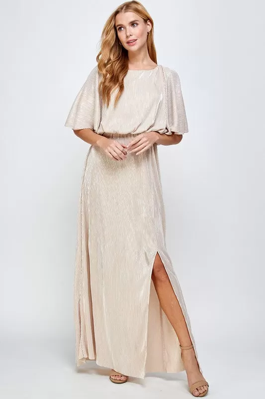 Abigail Maxi Dress in Gold