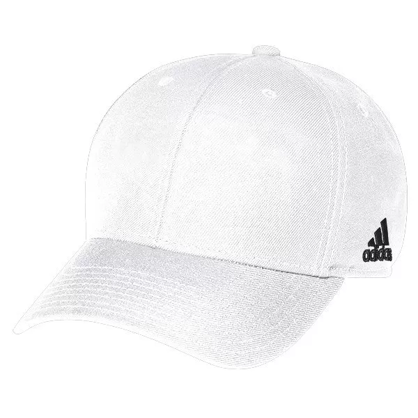 adidas White Structured Adjustable Cap