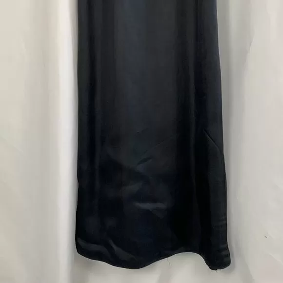 Armani Collezioni Black Pleated Top MIDI Dress