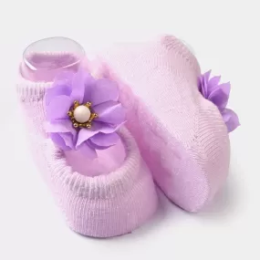 Baby Socks/Booties| Purple