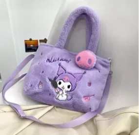 Bag - Plush Kuromi - Purple