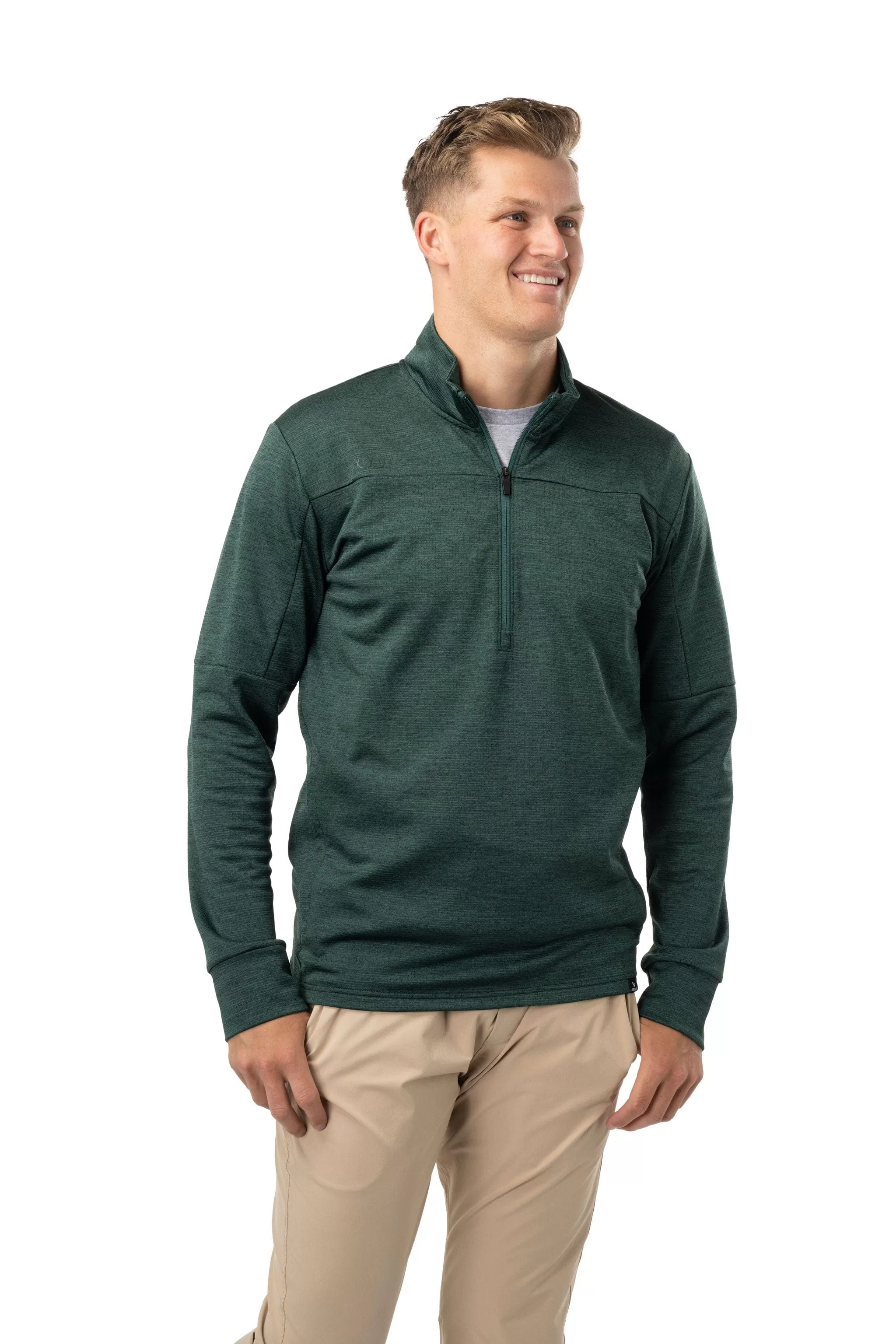 Bauer FLC 1/4 Zip Hoody - Green