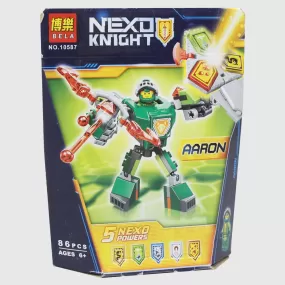 Bela Nexo Knights Battle Suit Aaron Building Blocks 86 Pcs