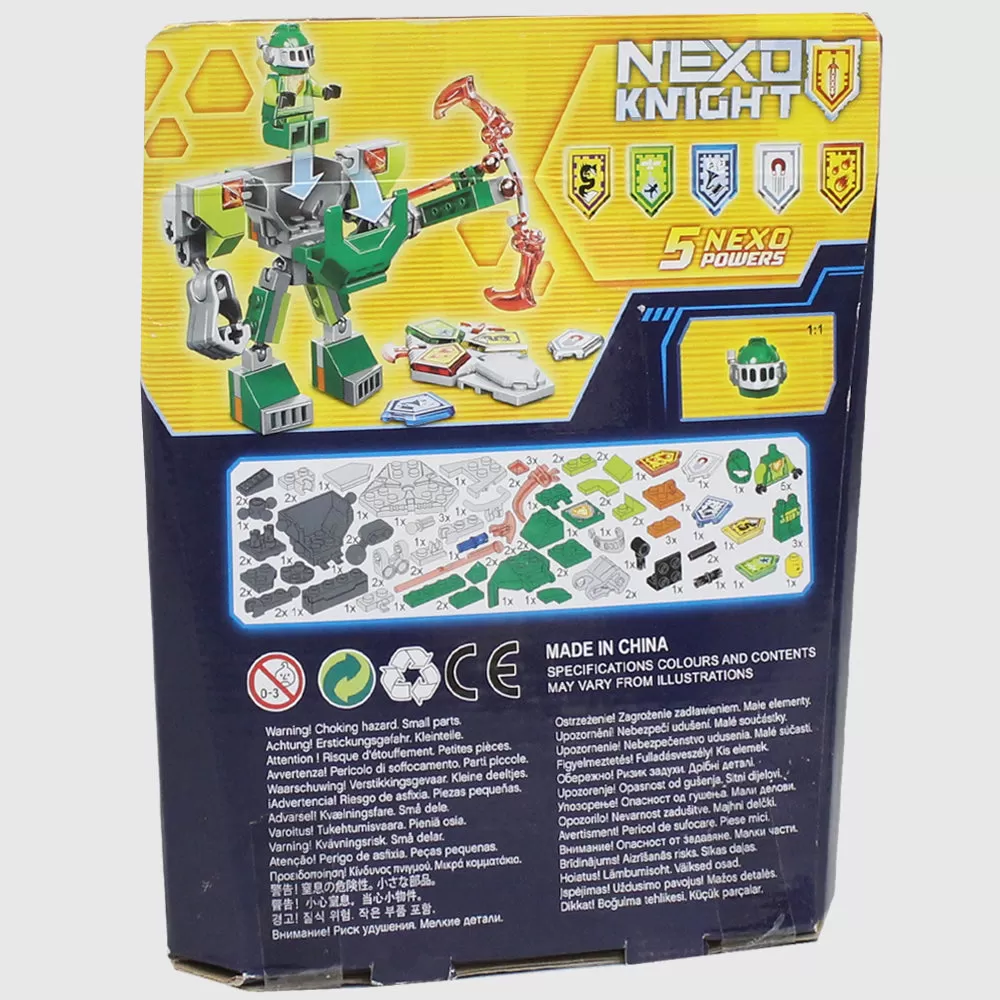 Bela Nexo Knights Battle Suit Aaron Building Blocks 86 Pcs