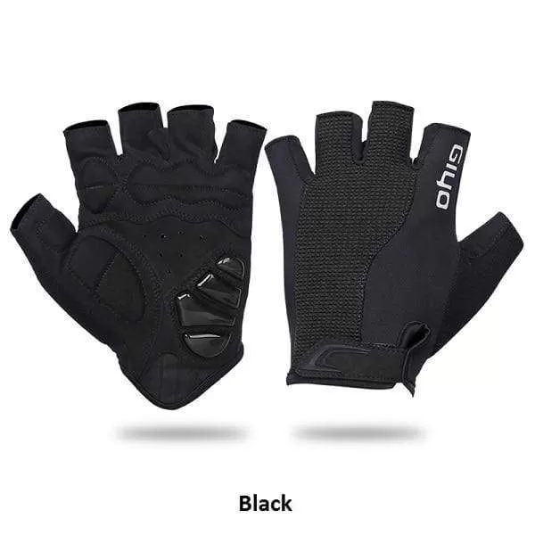 Bicycle Half Finger Gloves Breathable Lycra Fabric Men Women Cycling Gloves Road Bike Riding MTB DH Racing Outdoor Mittens