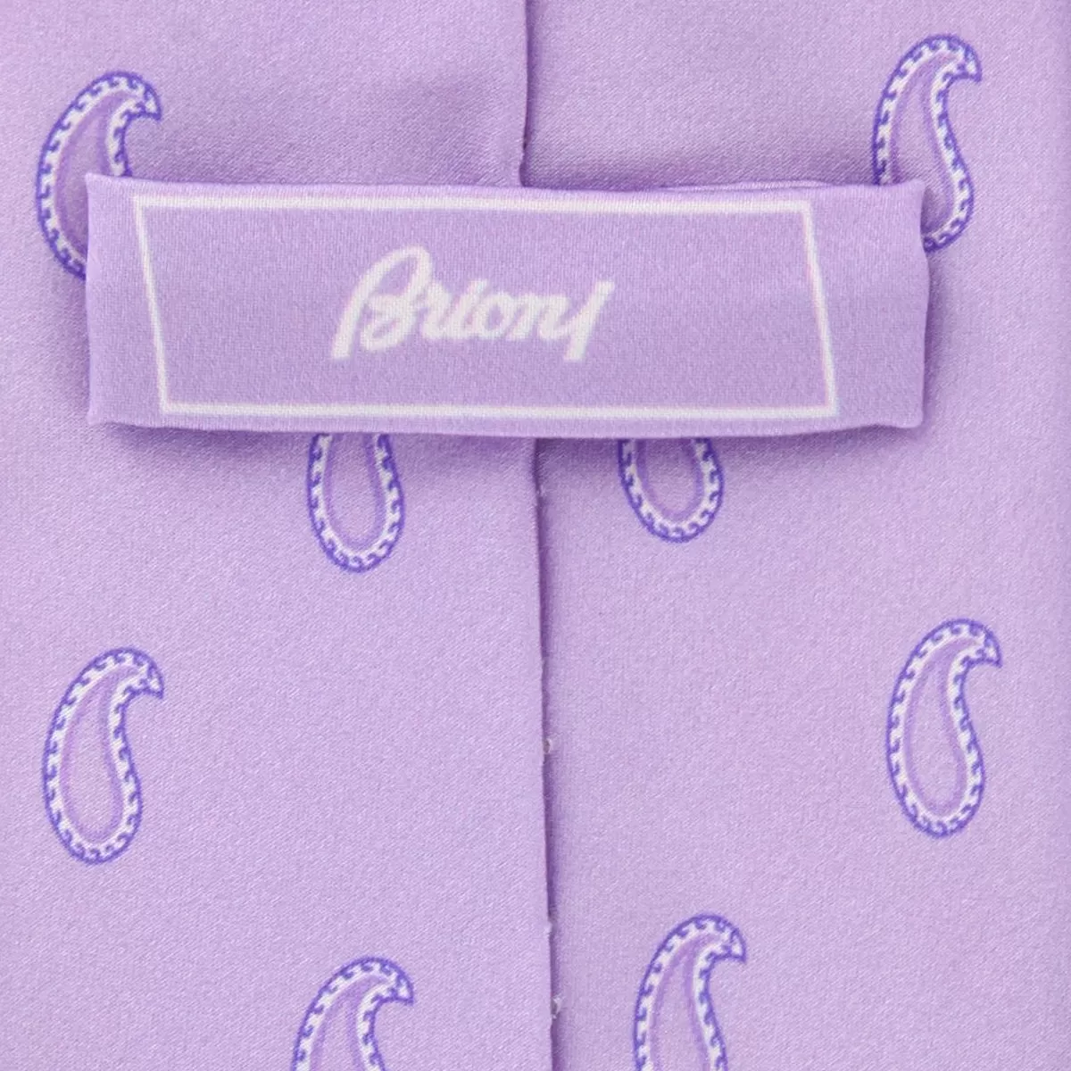 Brioni Purple Silk Tie