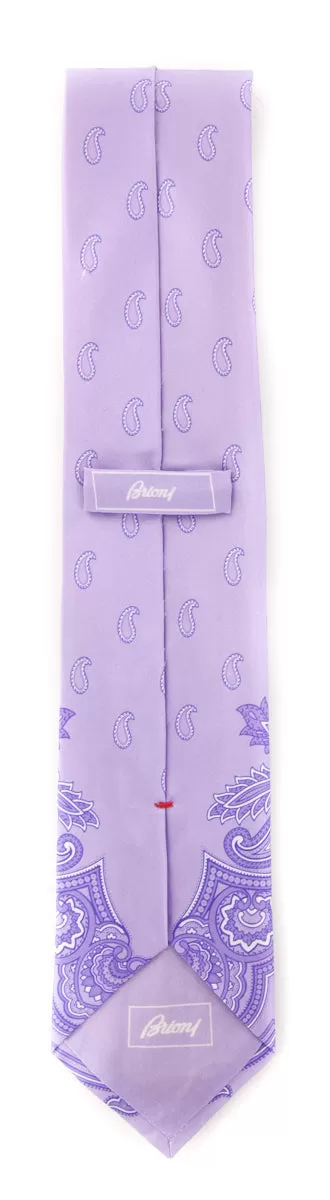 Brioni Purple Silk Tie