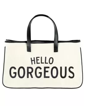 Canvas Tote Bag - Hello Gorgeous