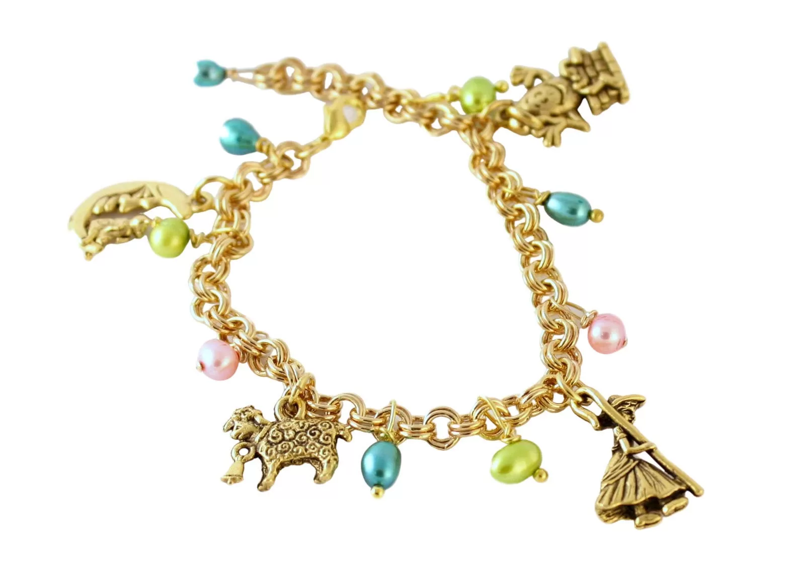 Childs Nursery Rhyme Charm Bracelet