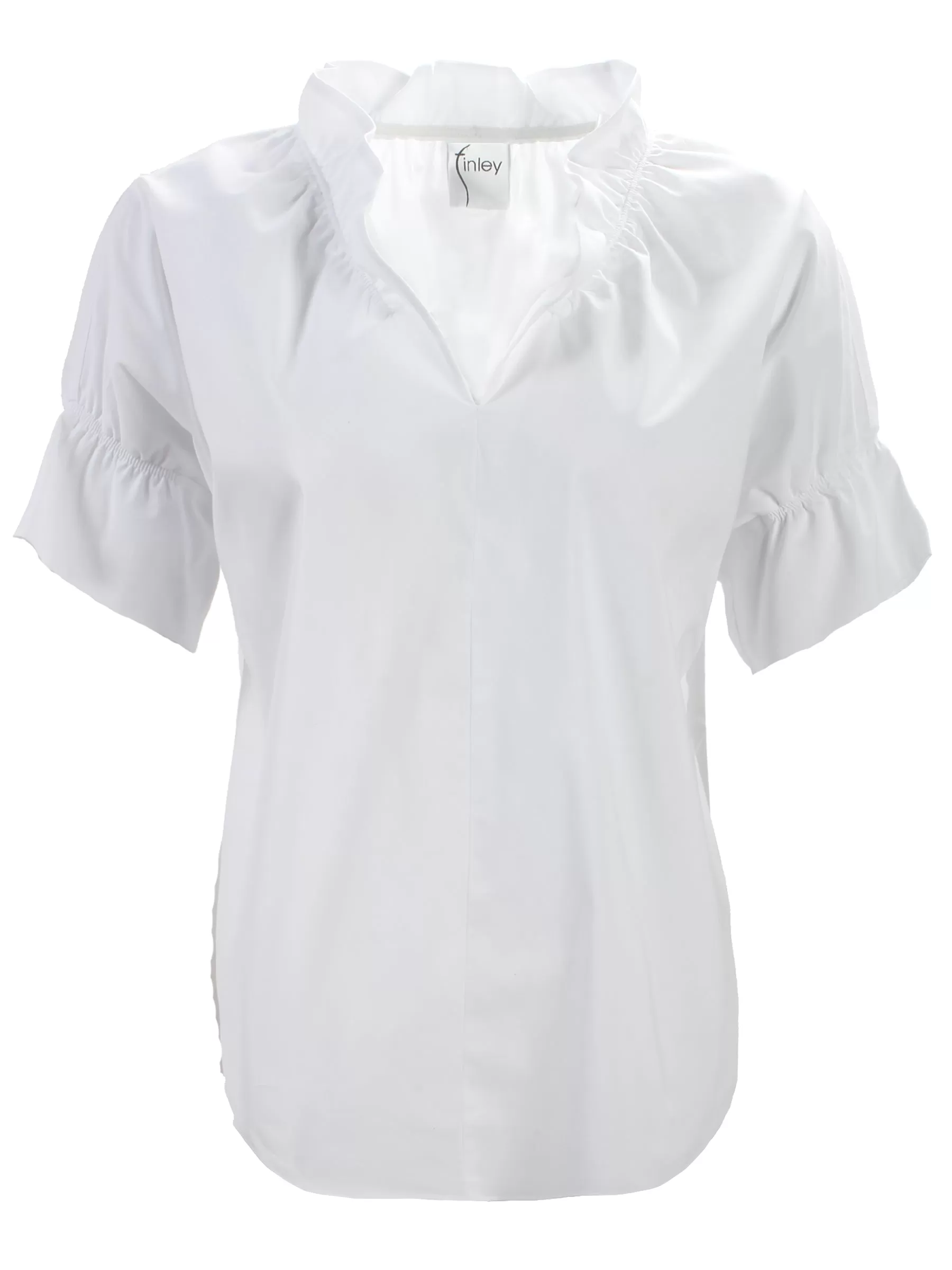 Crosby Shirt White Silky Poplin