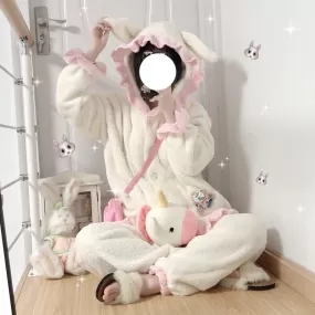 Cute Rabbit Ear Pajamas Set AD12815