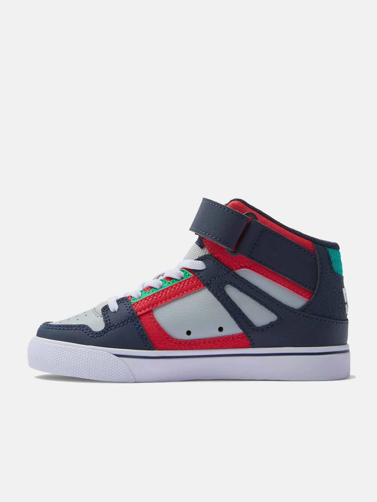 DC Youth Pure High-Top EV - Heather Grey / Navy