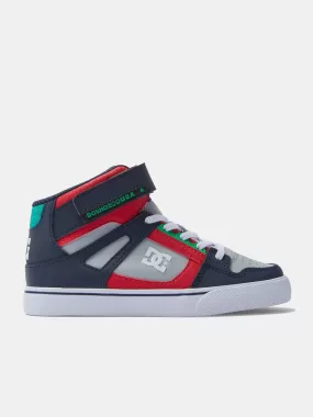 DC Youth Pure High-Top EV - Heather Grey / Navy