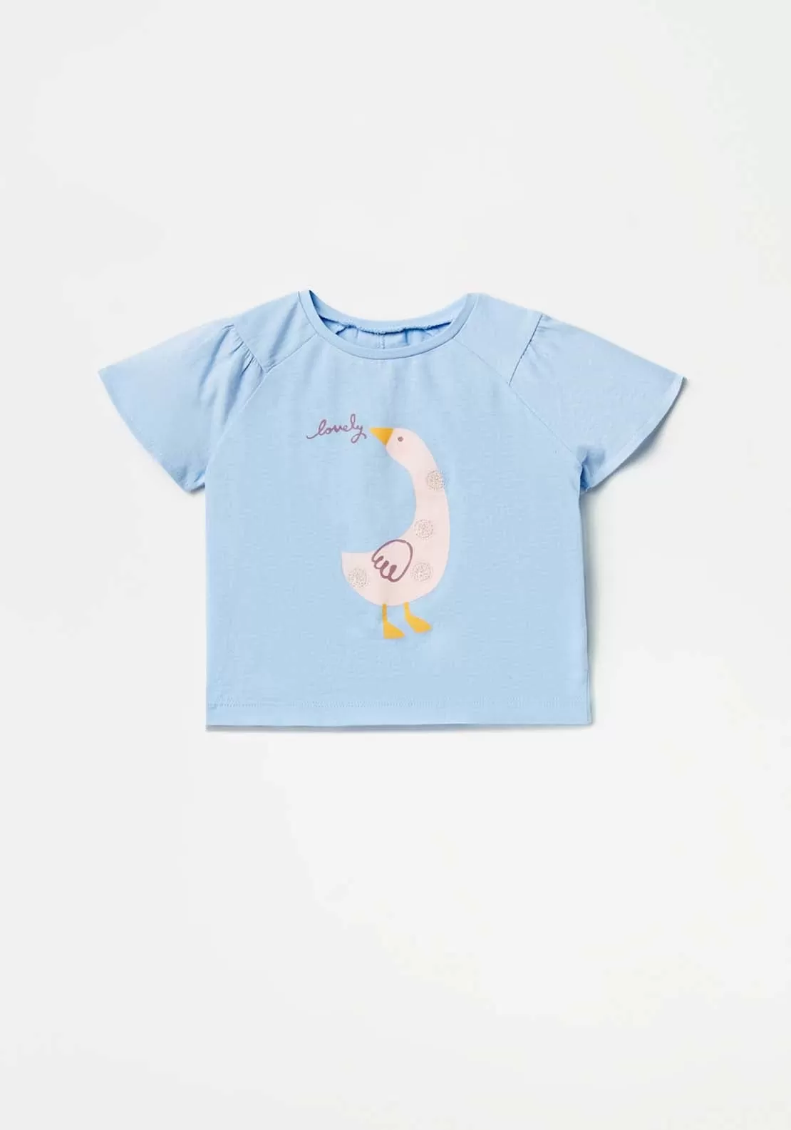 Duck Print T-Shirt - Blue