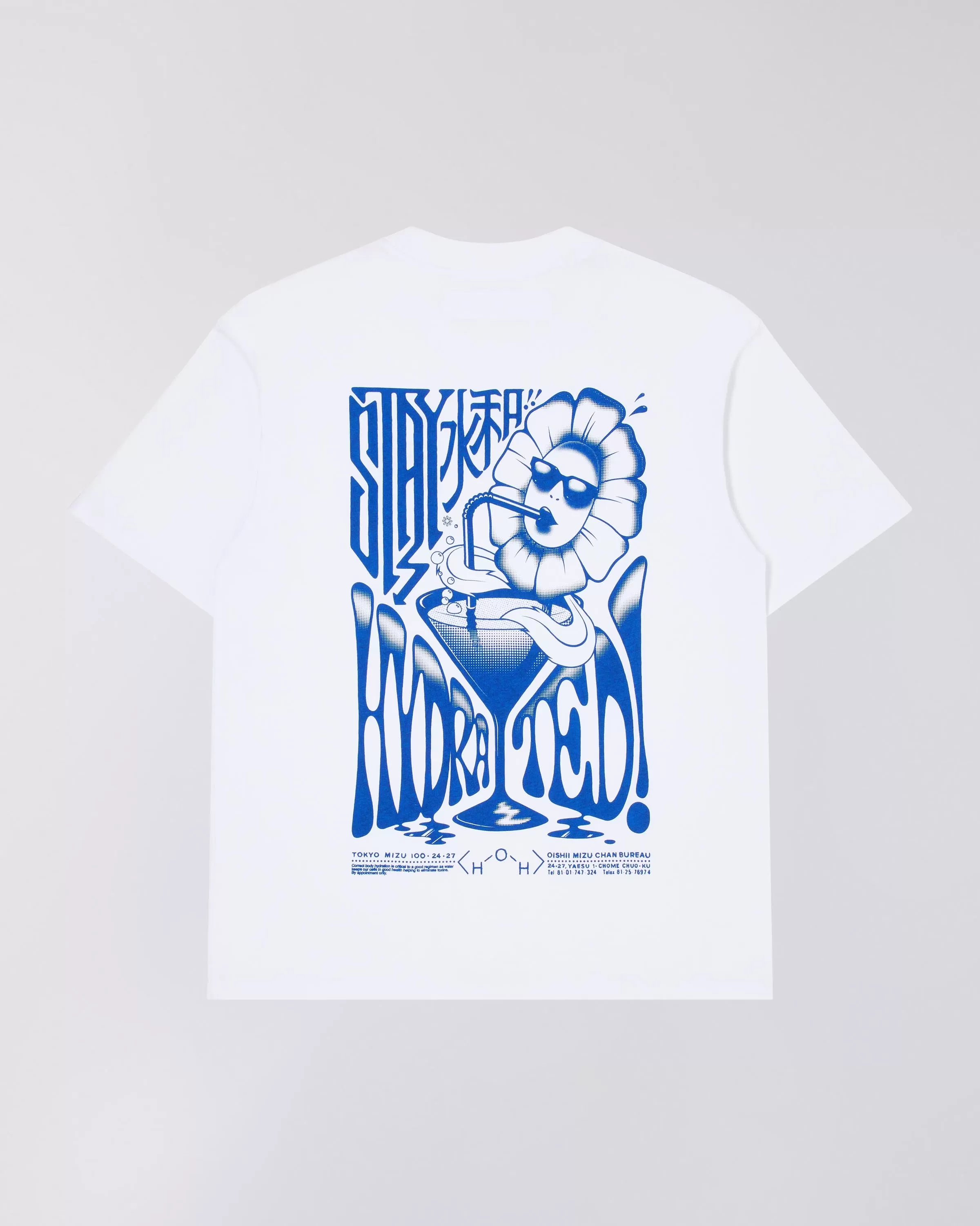 EDWIN Stay Hydrated T-Shirt White