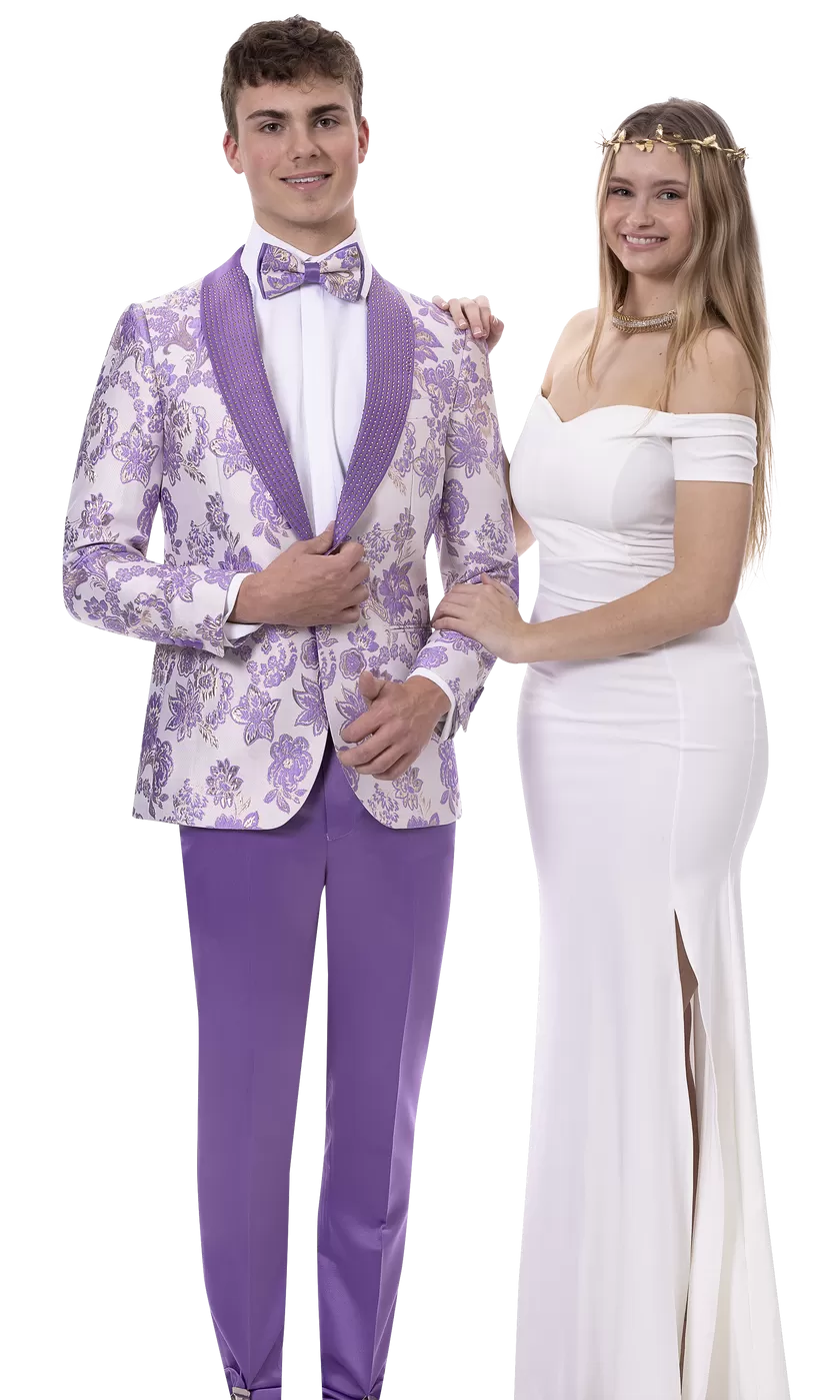 EJ Samuel Purple Suit JP113