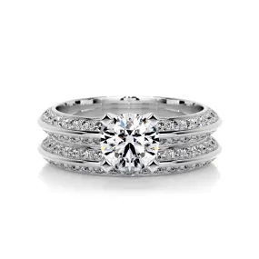 Eliana Diamond Bridal Set -14K White Gold