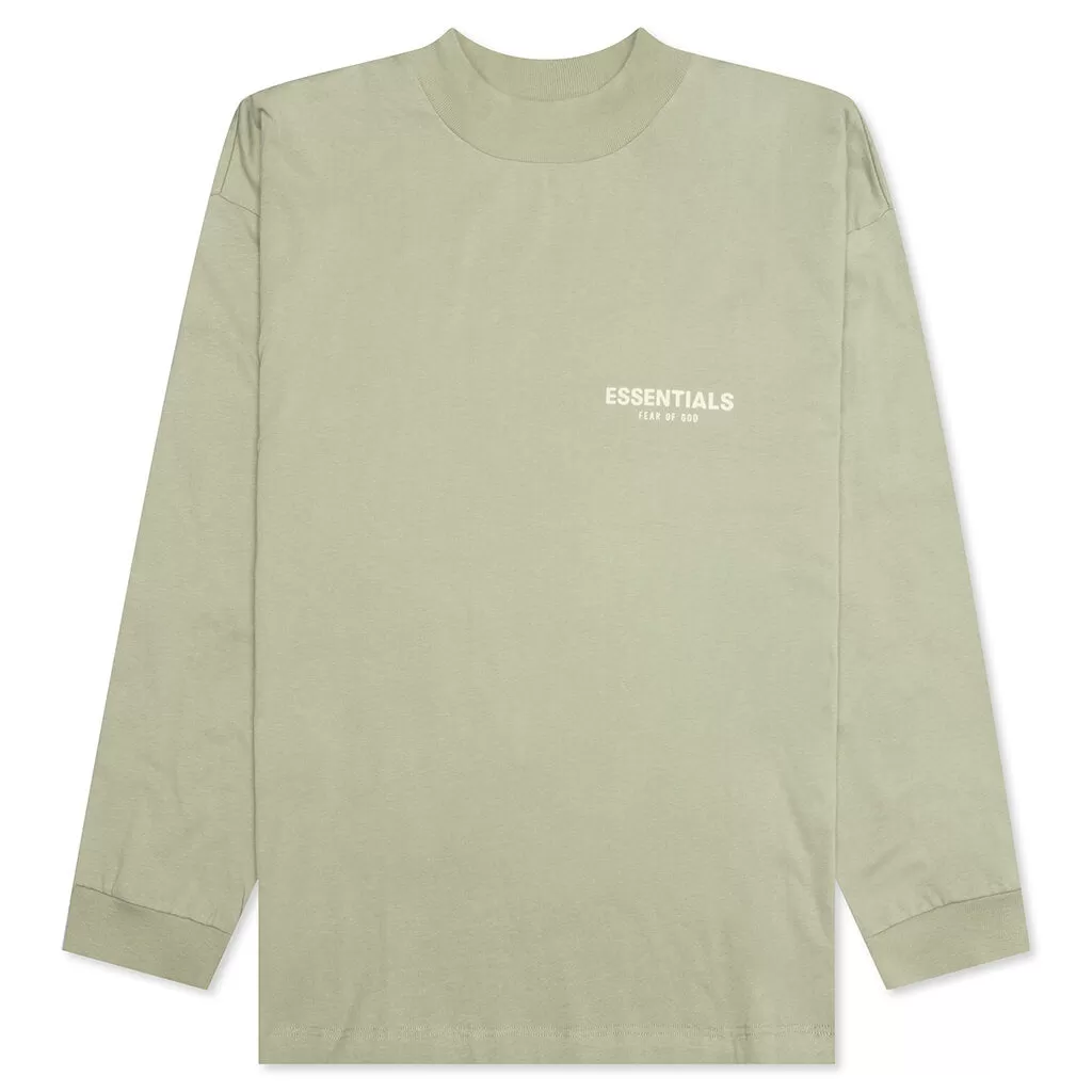 Essentials L/S Tee - Seafoam