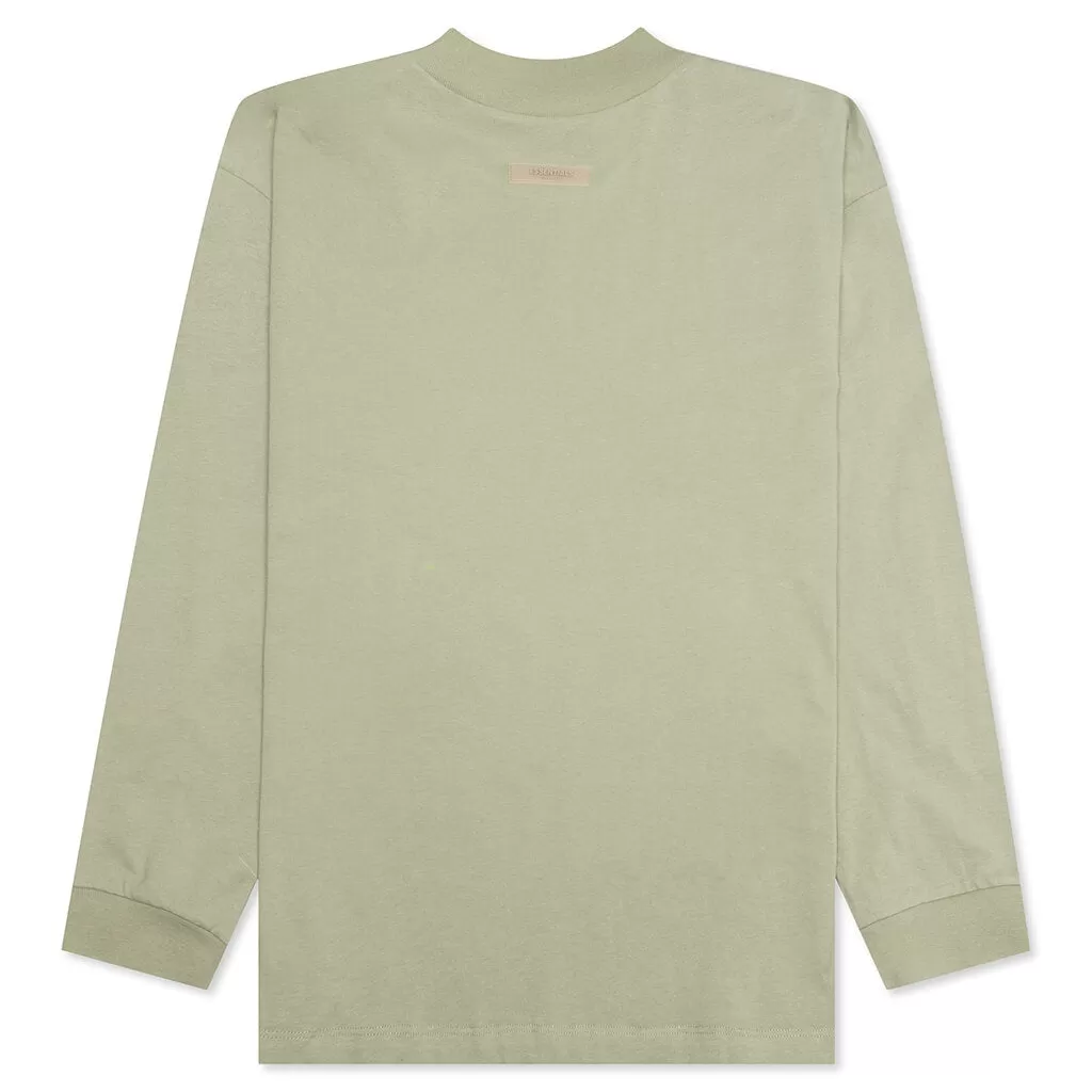 Essentials L/S Tee - Seafoam