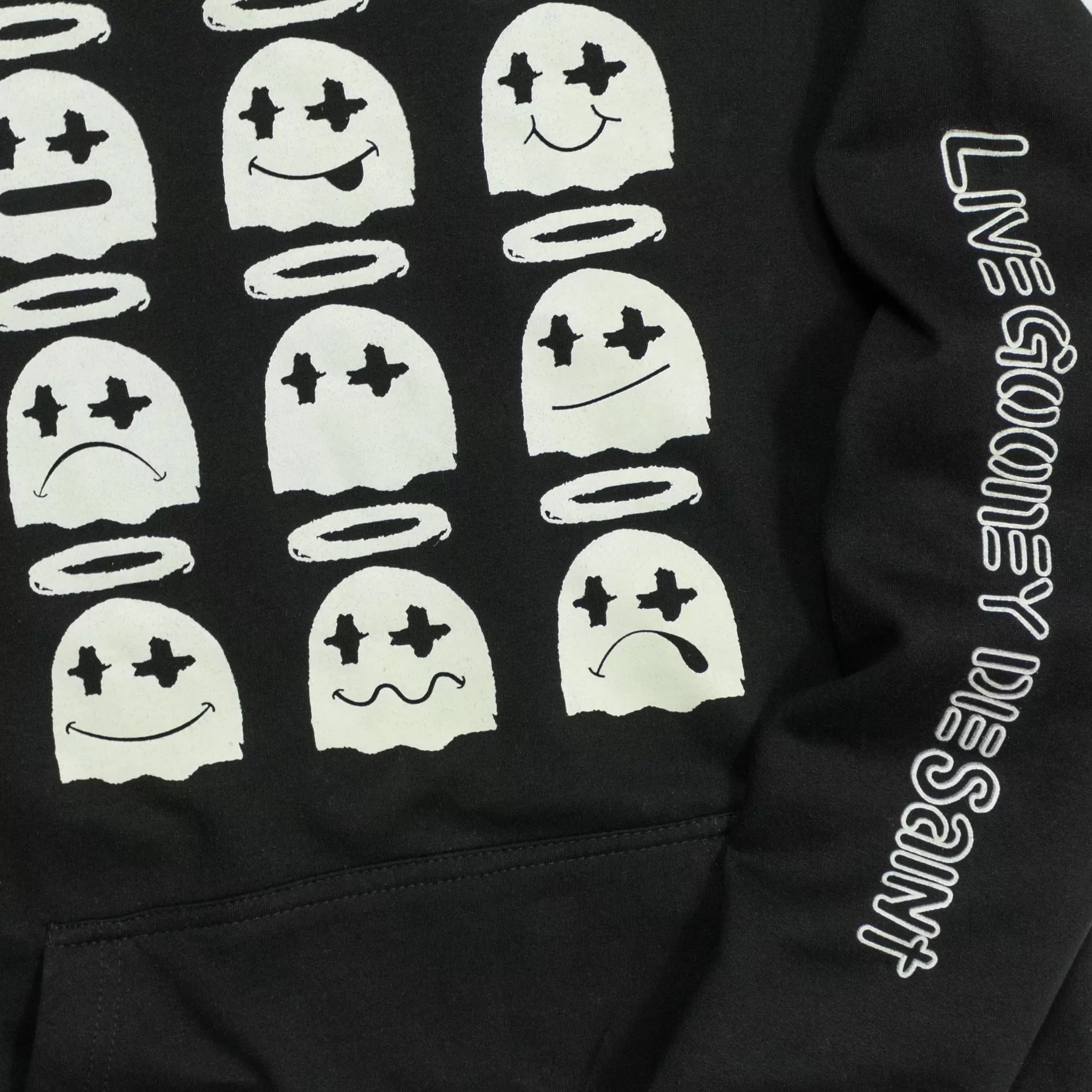 GHOST EMOTIONS HOODIE BLACK