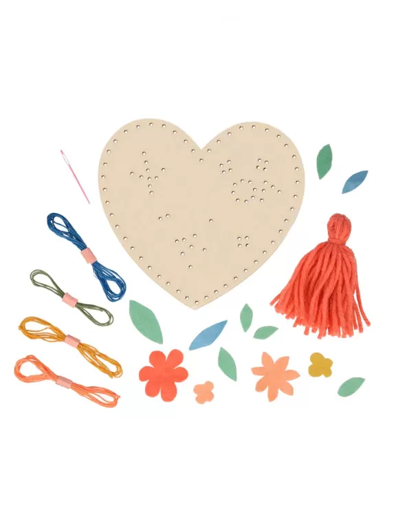 Heart Embroidery Kit