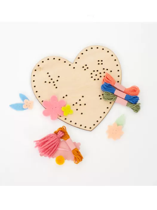 Heart Embroidery Kit