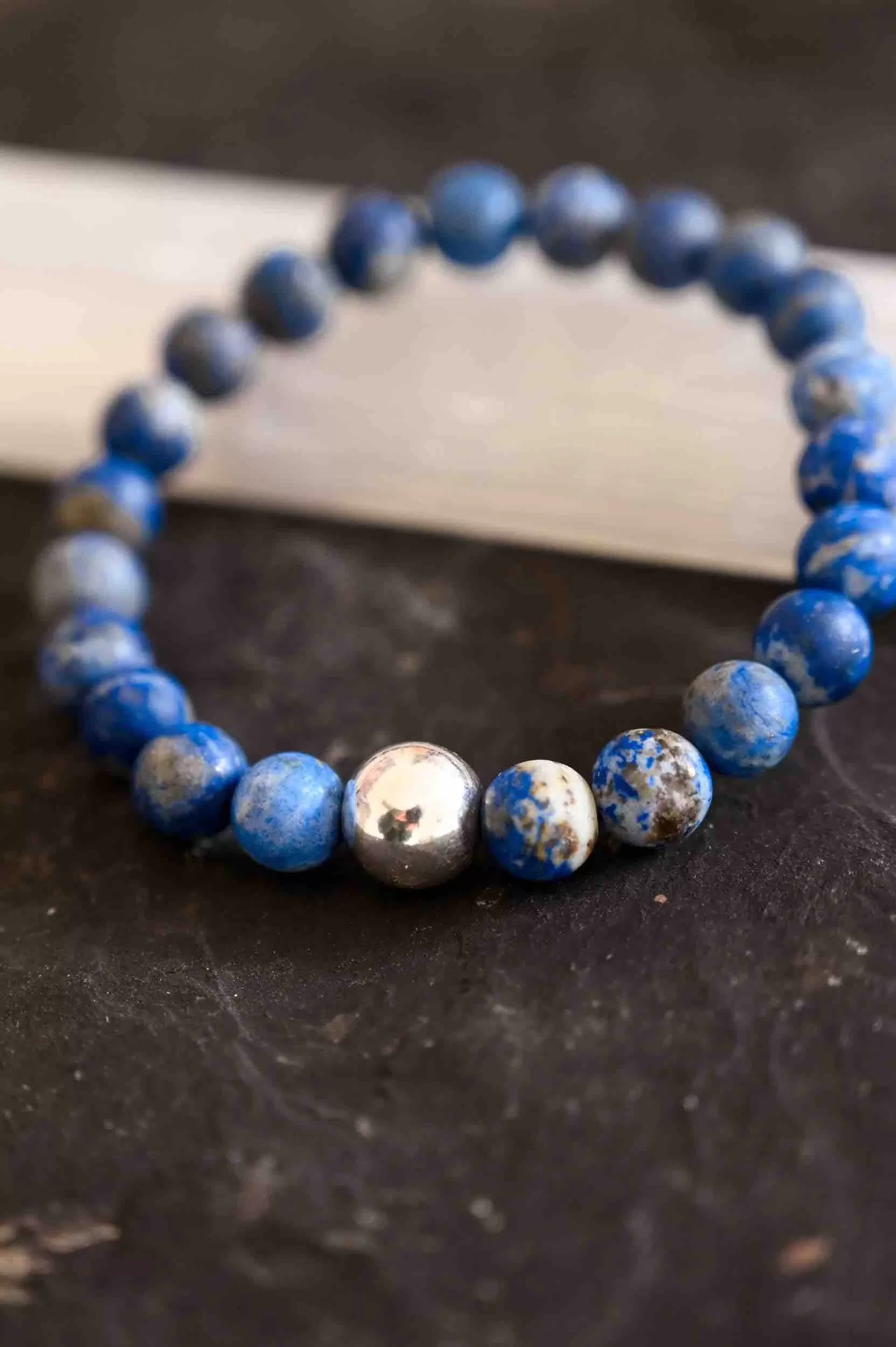 I Trust My Inner Truth Lapis Lazuli Bracelet