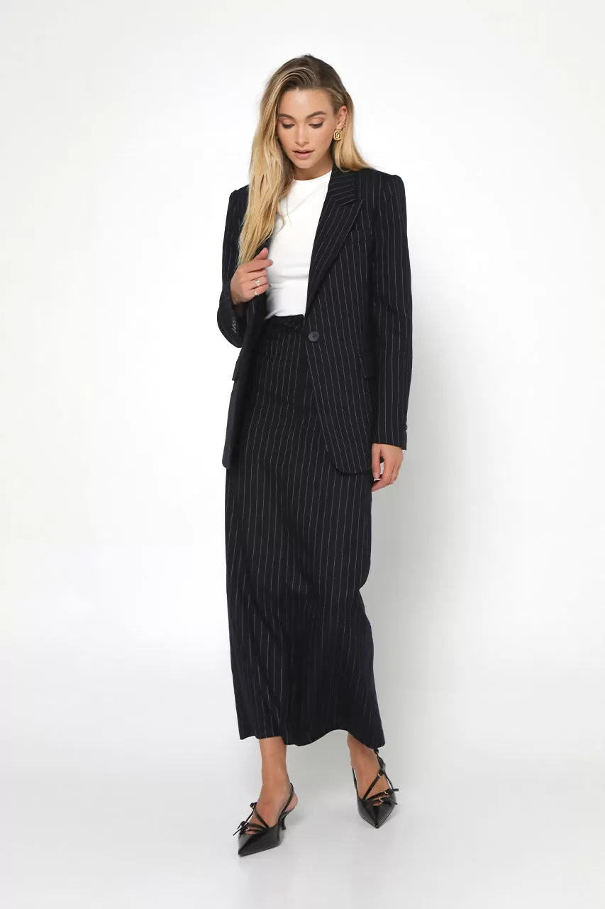 Jensen Blazer | Navy Pinstripe