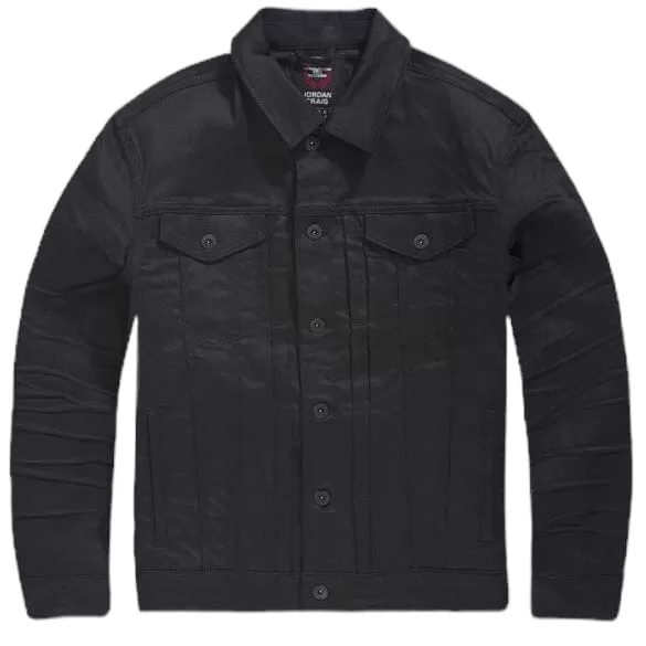 Jordan Craig Gaucho Denim Trucker Jacket (Black) JJ1152