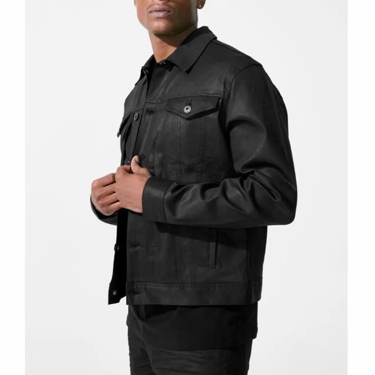 Jordan Craig Smooth Criminal Denim Trucker Jacket 2.0 (Jet Black) JJ450