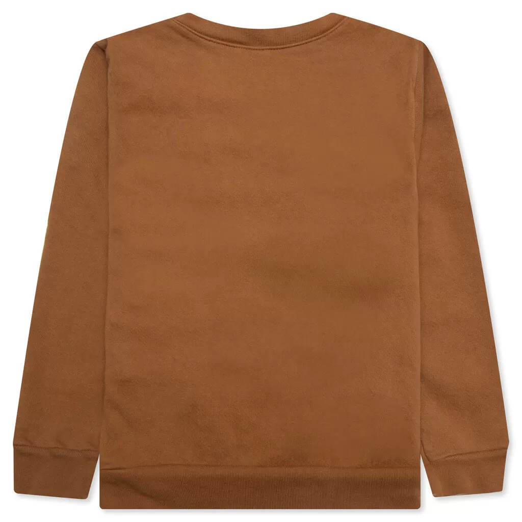 Kids Mushroom Crewneck - Ginger