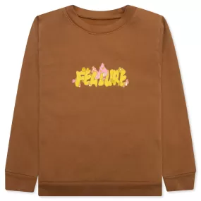 Kids Mushroom Crewneck - Ginger