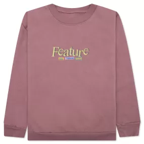 Kids Sitcom Crewneck - Mauve