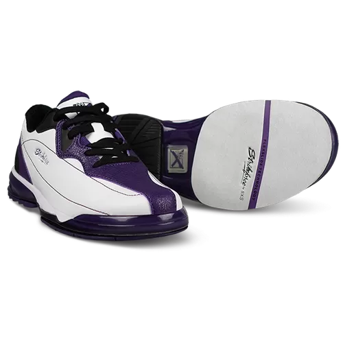 KR Strikeforce Dream White/Purple Right Hand High Performance Women's Bowling Shoe Wide