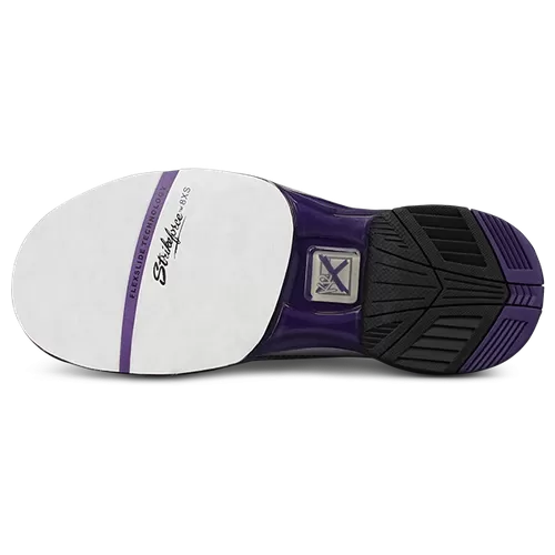 KR Strikeforce Dream White/Purple Right Hand High Performance Women's Bowling Shoe Wide