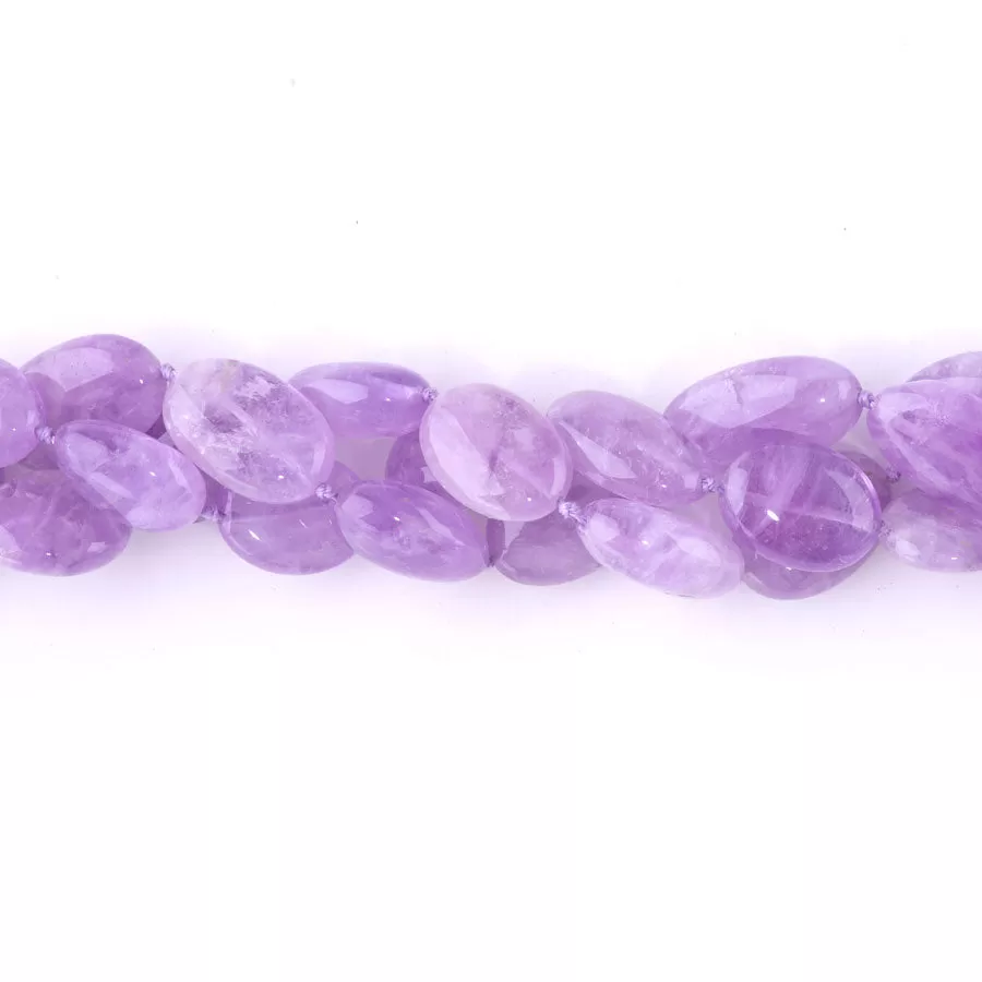 Lavender Amethyst 13x15-20mm Nugget - 15-16 Inch