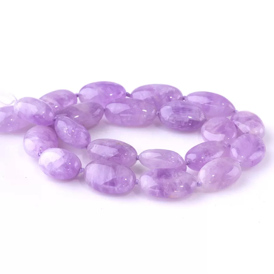 Lavender Amethyst 13x15-20mm Nugget - 15-16 Inch