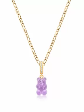 Men's Purple Gummy Bear Necklace