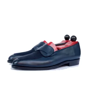 Meridian - MTO - Midnight Calf / Navy Suede - TMG Last - Single Leather Sole