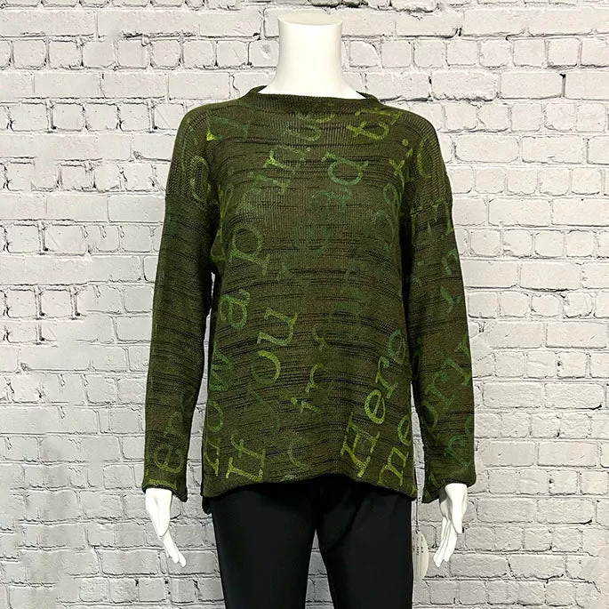 Mia Top in Army-Type by Paper Temples