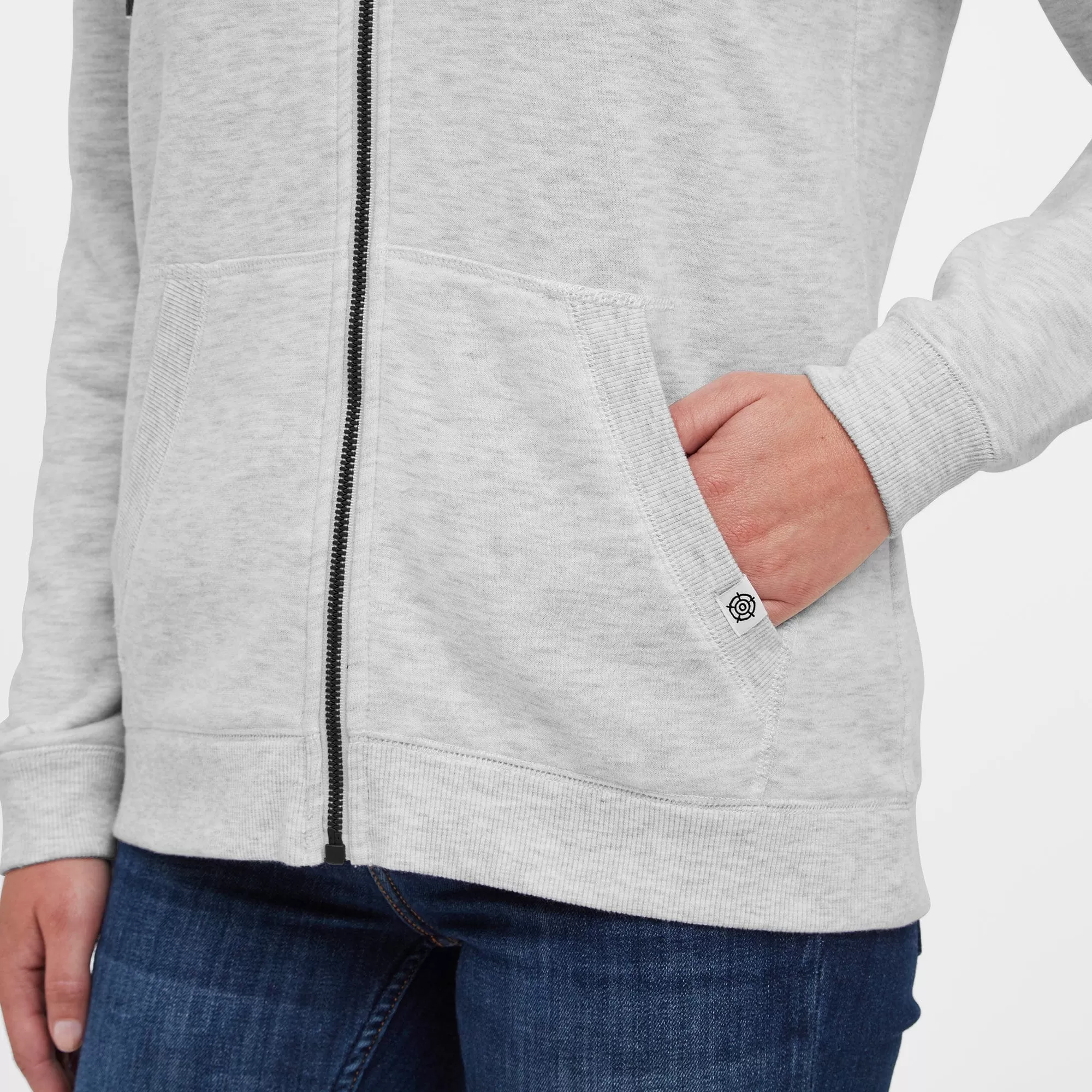 Mia Womens Hoodie - Ice Grey