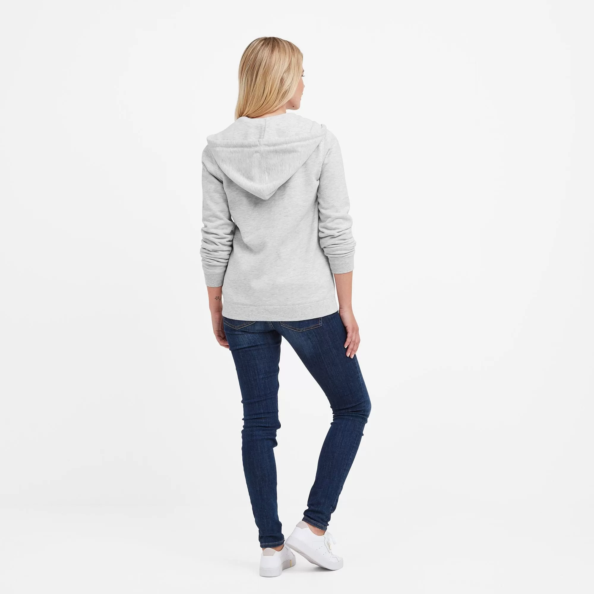 Mia Womens Hoodie - Ice Grey