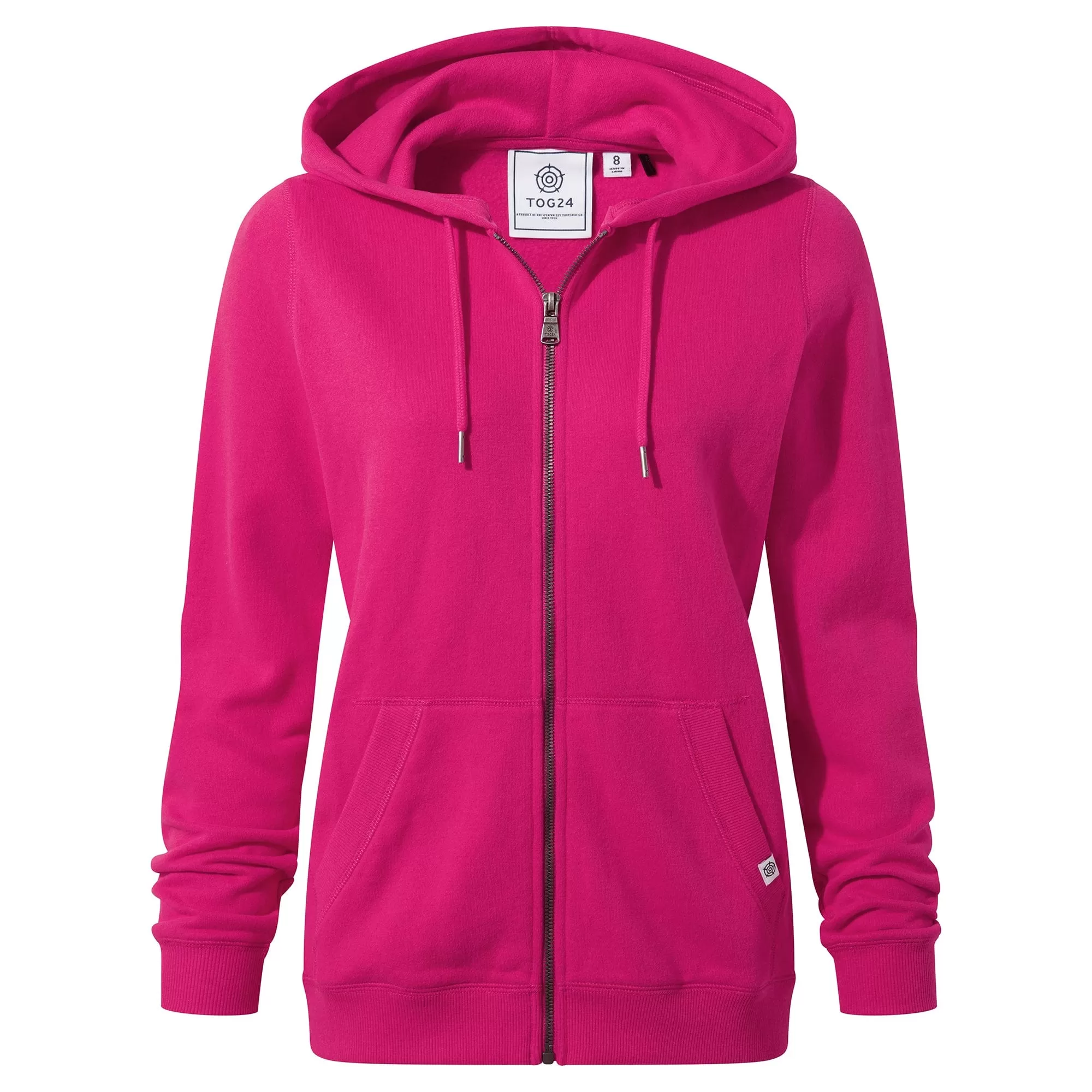 Mia Womens Hoodie - Magenta Pink