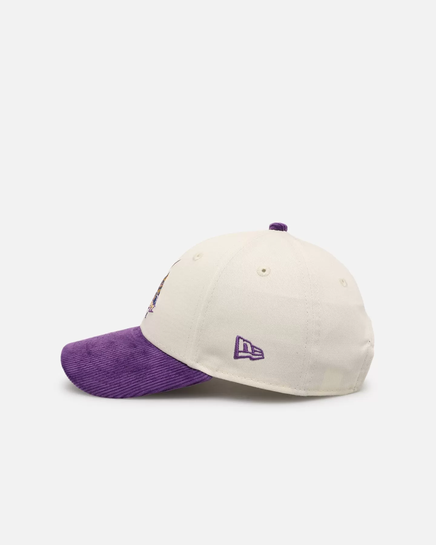 New Era Kids' Melbourne Storm 'NRL Retro Corduroy logo' 9FORTY Strapback Chrome White