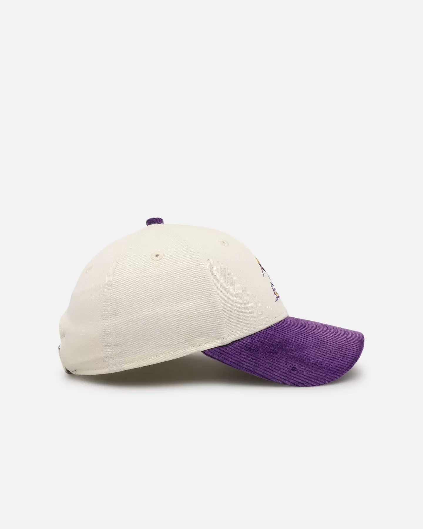 New Era Kids' Melbourne Storm 'NRL Retro Corduroy logo' 9FORTY Strapback Chrome White